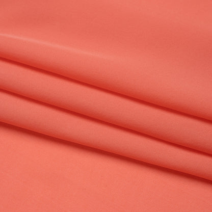 Silk Double Georgette - Coral - Premium Collection