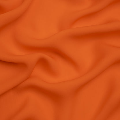 Silk Double Georgette - Burnt Orange - Premium Collection