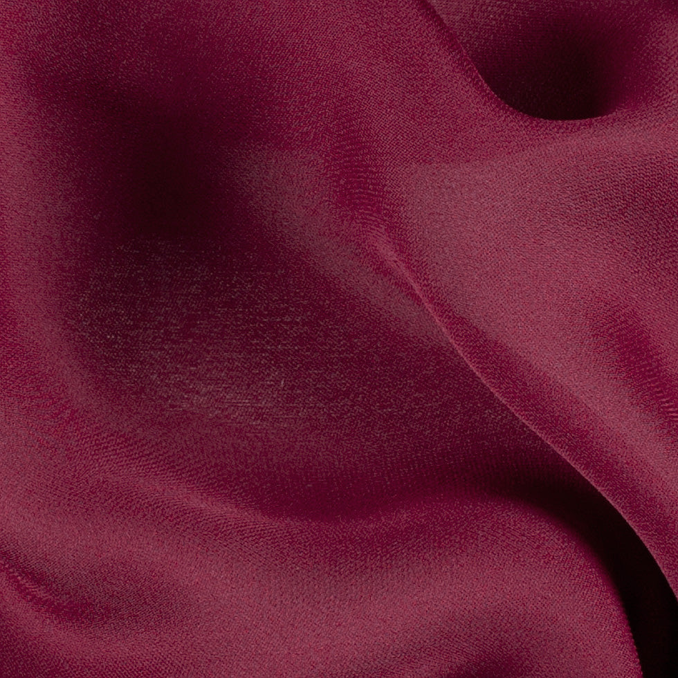 Silk Double Georgette - Wine - Premium Collection