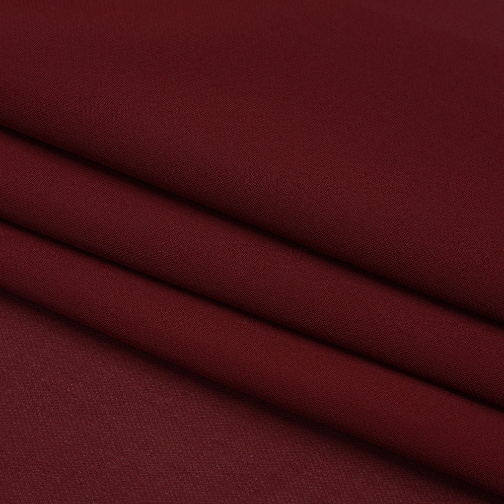 Silk Double Georgette - Port - Premium Collection