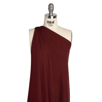 Silk Double Georgette - Port - Premium Collection