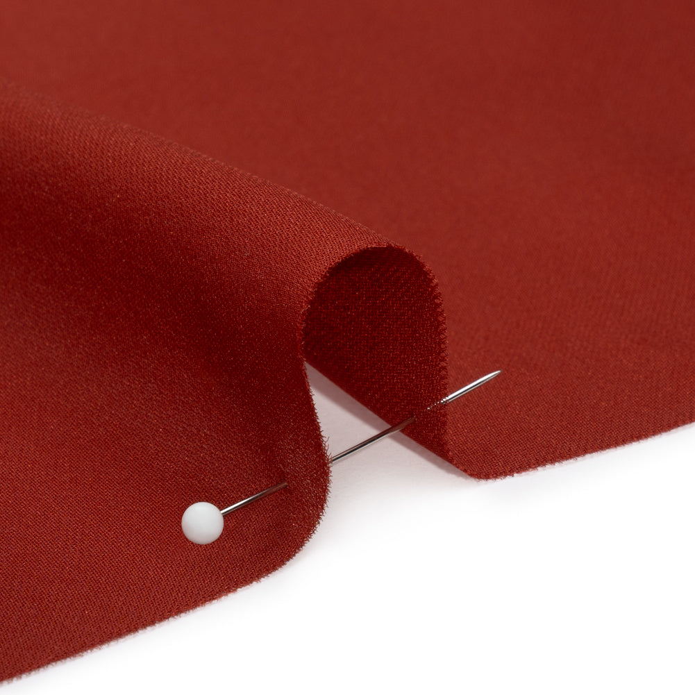 Silk Double Georgette - Rust - Premium Collection - Detail