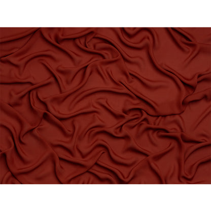 Silk Double Georgette - Rust - Premium Collection