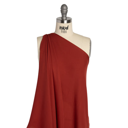 Silk Double Georgette - Rust - Premium Collection