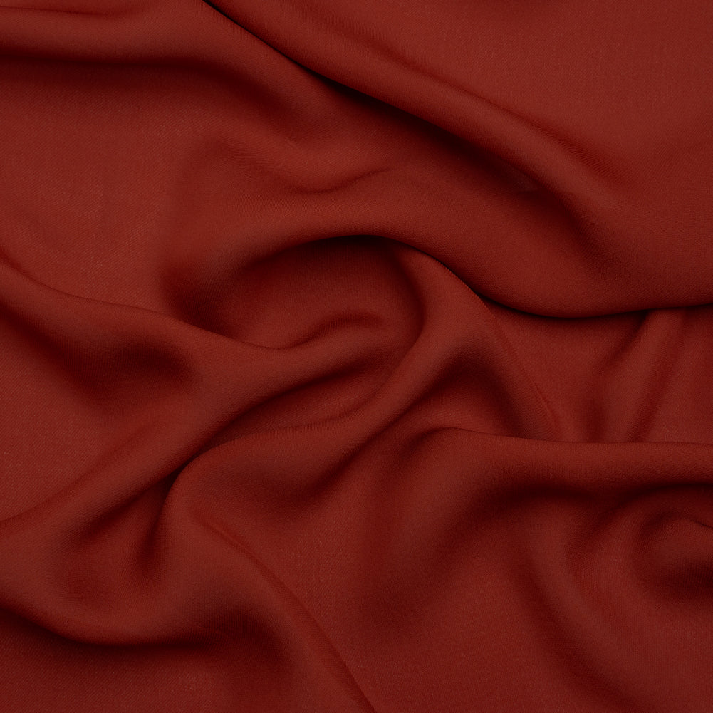 Silk Double Georgette - Rust - Premium Collection
