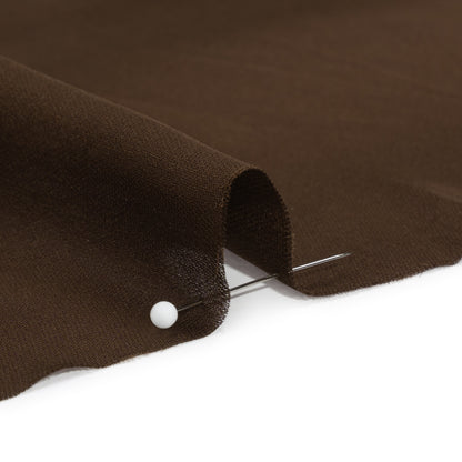 Silk Double Georgette - Chocolate - Premium Collection