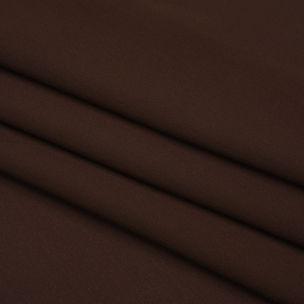 Silk Double Georgette - Dark Brown - Premium Collection