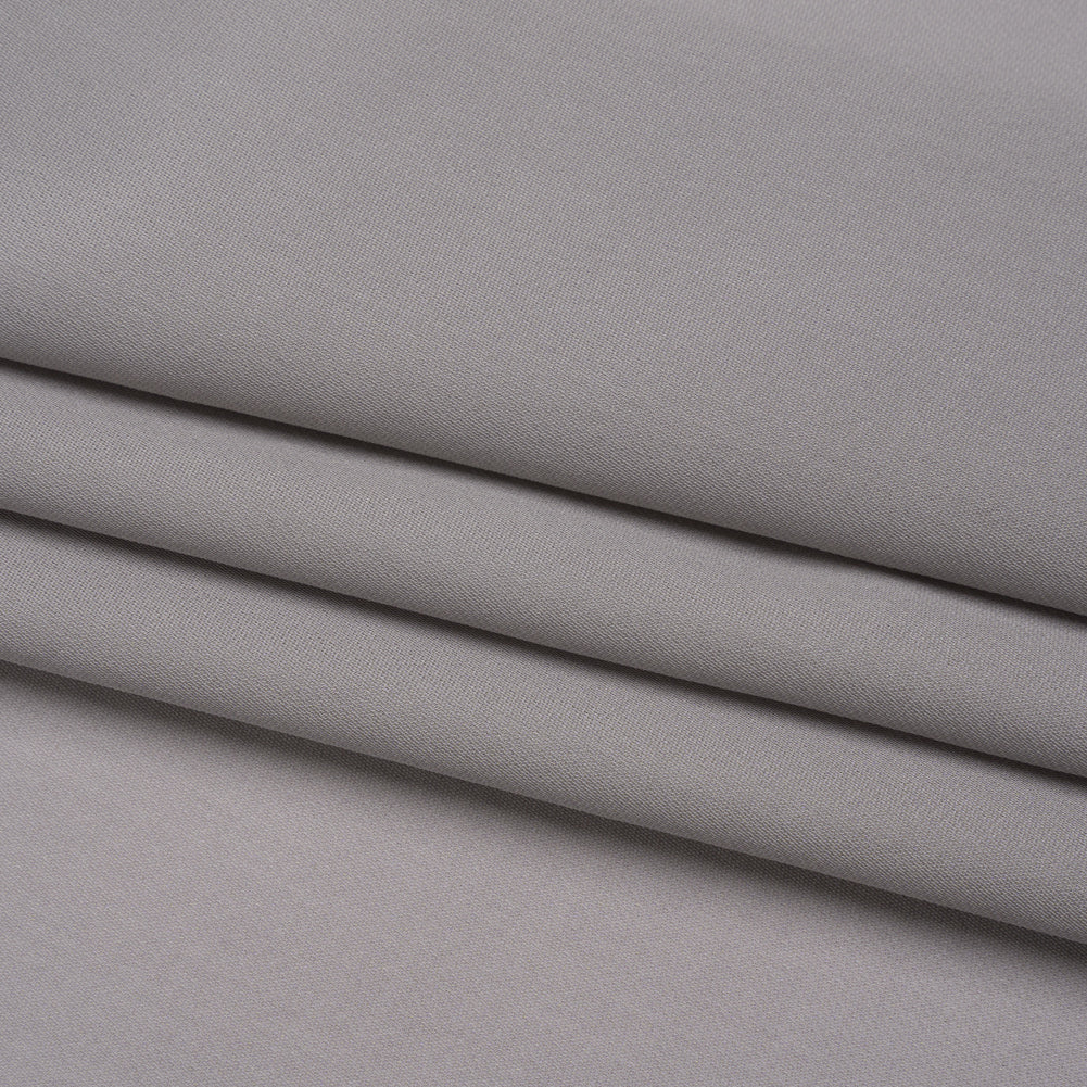 Silk Double Georgette - Silver - Premium Collection