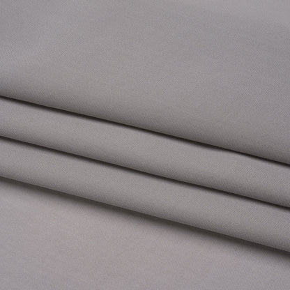 Silk Double Georgette - Silver - Premium Collection