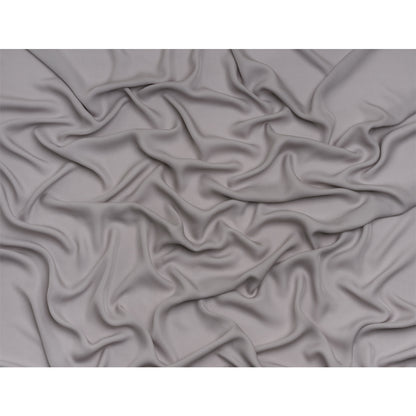 Silk Double Georgette - Silver - Premium Collection
