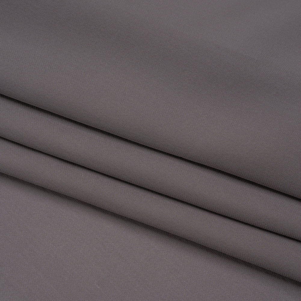 Silk Double Georgette - Dark Silver - Premium Collection