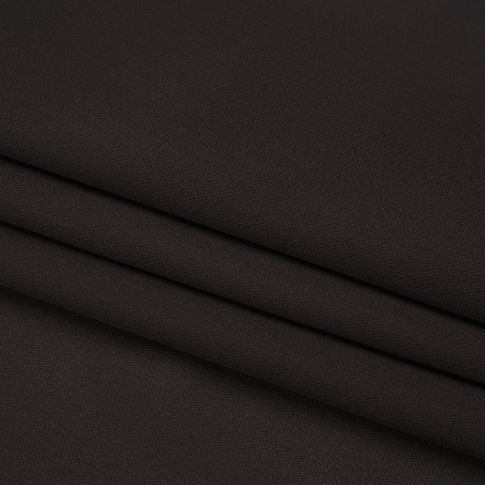 Silk Double Georgette - Deep Charcoal - Premium Collection