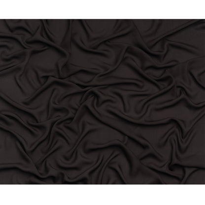 Silk Double Georgette - Deep Charcoal - Premium Collection