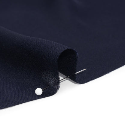Silk Double Georgette - Navy - Premium Collection