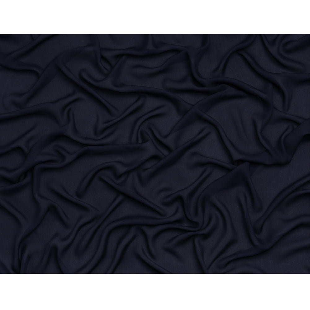 Silk Double Georgette - Navy - Premium Collection