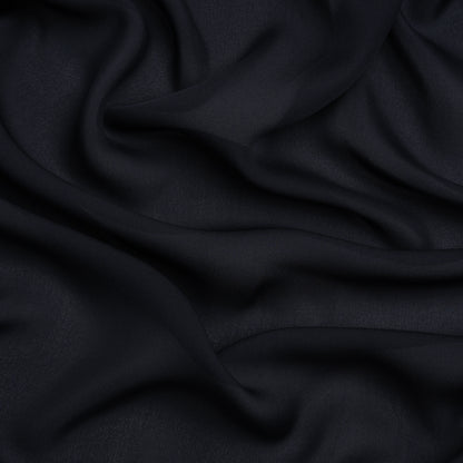 Silk Double Georgette - Midnight - Premium Collection