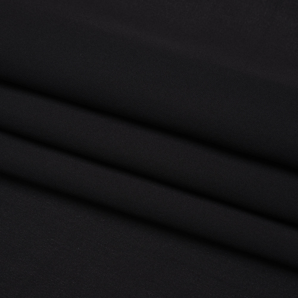 Silk Double Georgette - Black - Premium Collection