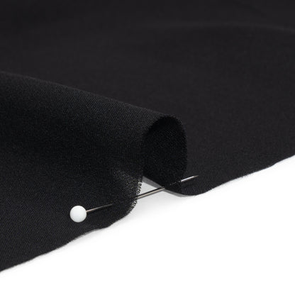 Silk Double Georgette - Black - Premium Collection