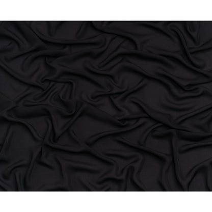 Silk Double Georgette - Black - Premium Collection