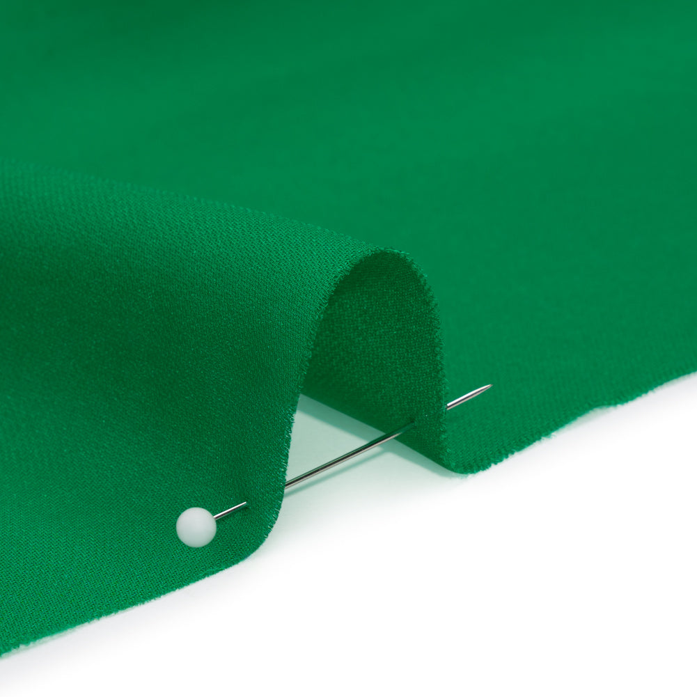 Silk Double Georgette - Kelly Green - Premium Collection