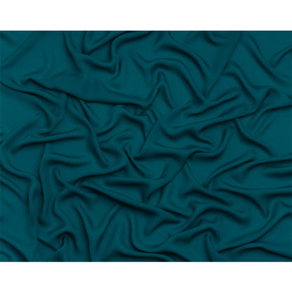 Silk Double Georgette - Deep Teal - Premium Collection