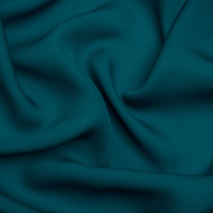 Silk Double Georgette - Deep Teal - Premium Collection
