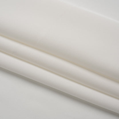 Silk 4-Ply Crepe 44" - Whisper White - Premium Collection