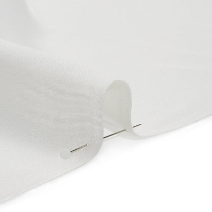 Silk 4-Ply Crepe 44" - Whisper White - Premium Collection