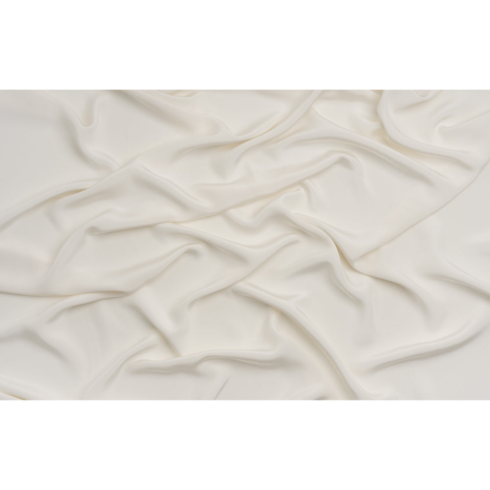 Silk 4-Ply Crepe 44" - Antique White - Premium Collection