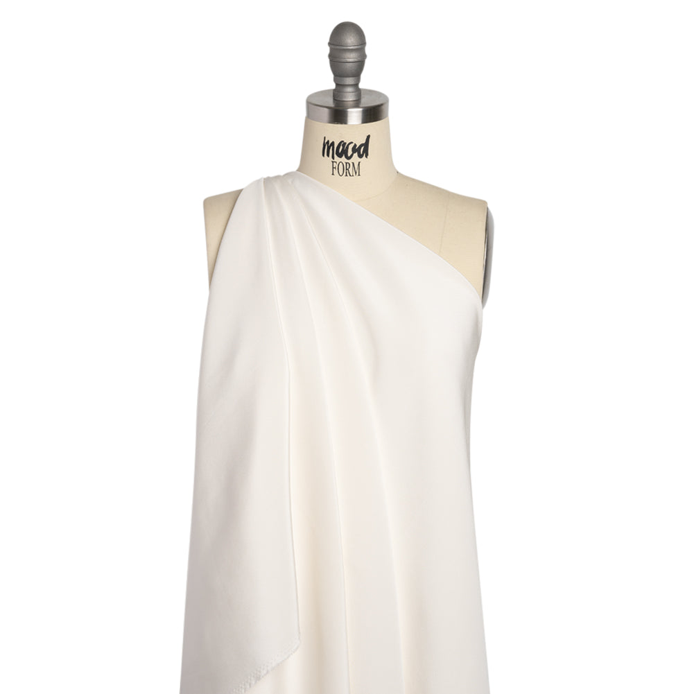 Silk 4-Ply Crepe 44" - Antique White - Premium Collection