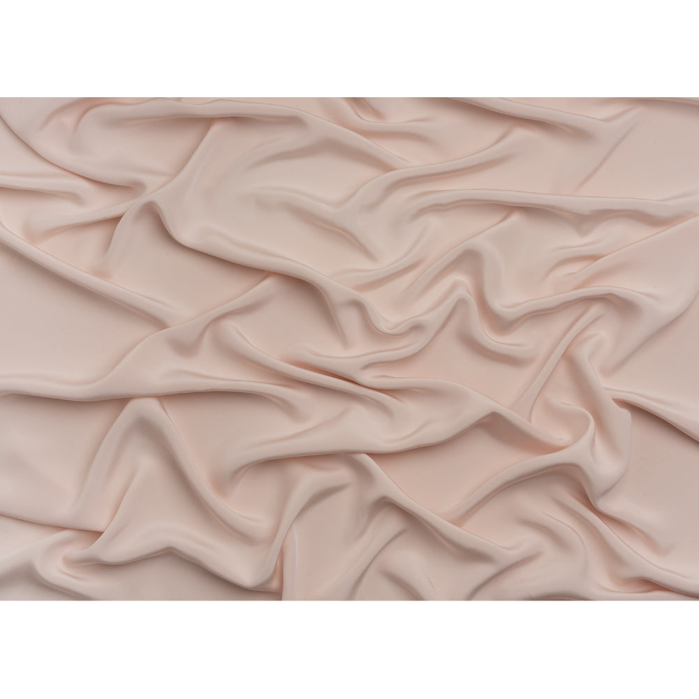 Silk 4-Ply Crepe 44" - Cradle Pink - Premium Collection