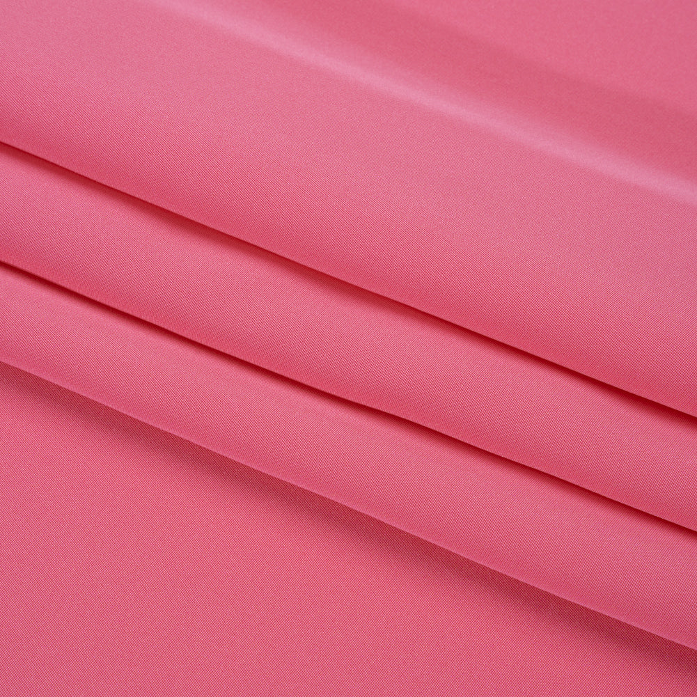 Silk 4-Ply Crepe 44" - Carmine Rose - Premium Collection Folded