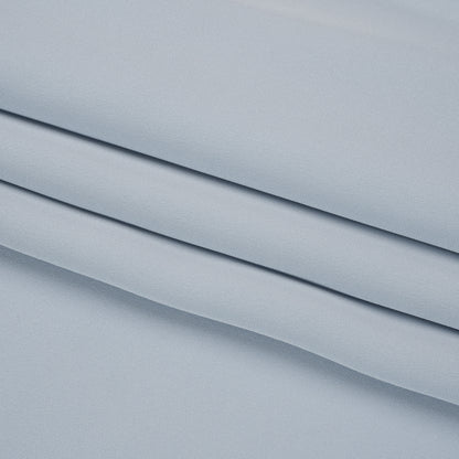 Silk 4-Ply Crepe 44" - Baby Blue - Premium Collection