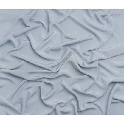 Silk 4-Ply Crepe 44" - Baby Blue - Premium Collection