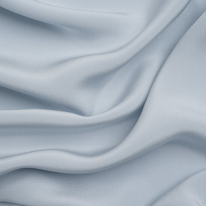Silk 4-Ply Crepe 44" - Baby Blue - Premium Collection