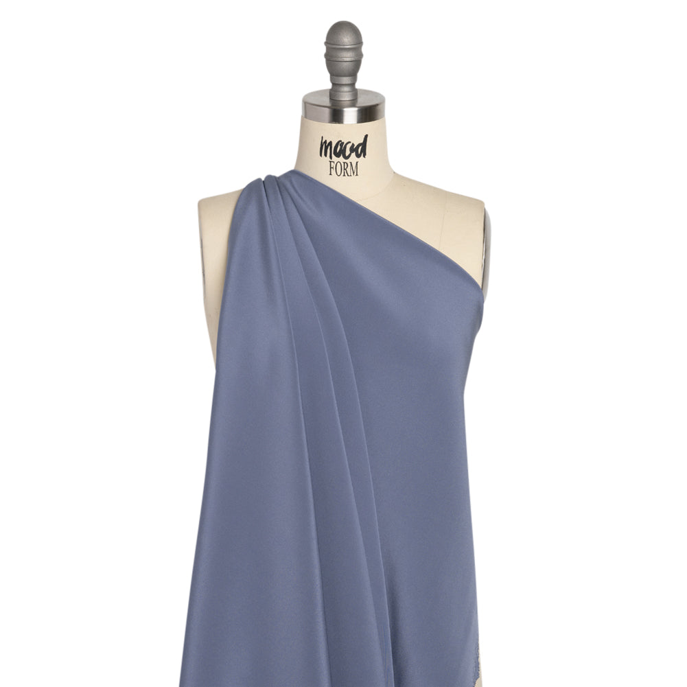 Silk 4-Ply Crepe 44" - Infinity Blue - Premium Collection