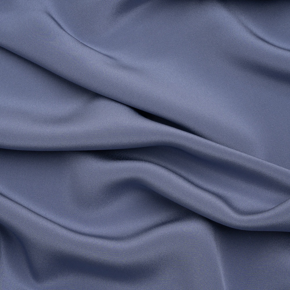 Silk 4-Ply Crepe 44" - Infinity Blue - Premium Collection