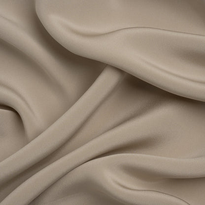 Silk 4-Ply Crepe 44" - Feather Gray - Premium Collection