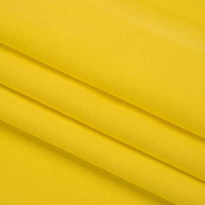 Silk 4-Ply Crepe 44" - Buttercup Yellow - Premium Collection Folded