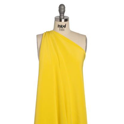 Silk 4-Ply Crepe 44" - Buttercup Yellow - Premium Collection Drape