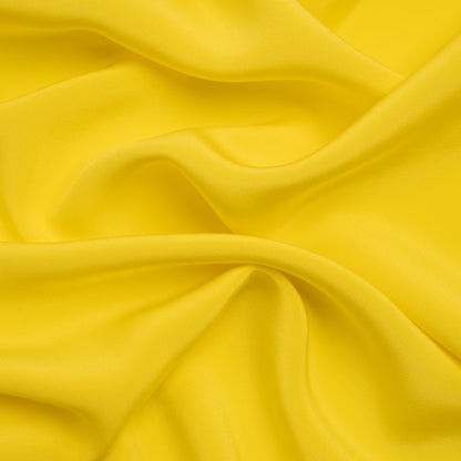 Silk 4-Ply Crepe 44" - Buttercup Yellow - Premium Collection