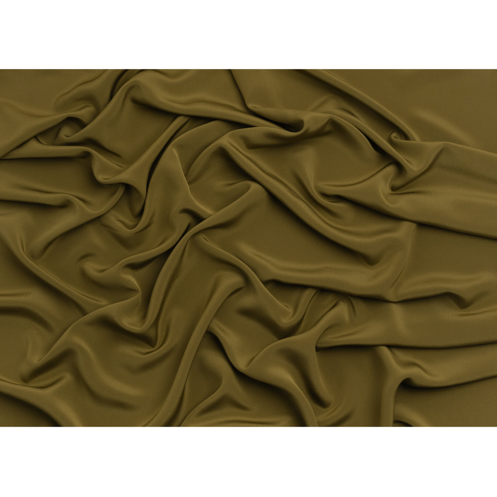 Silk 4-Ply Crepe 44" - Fir Green - Premium Collection - Full