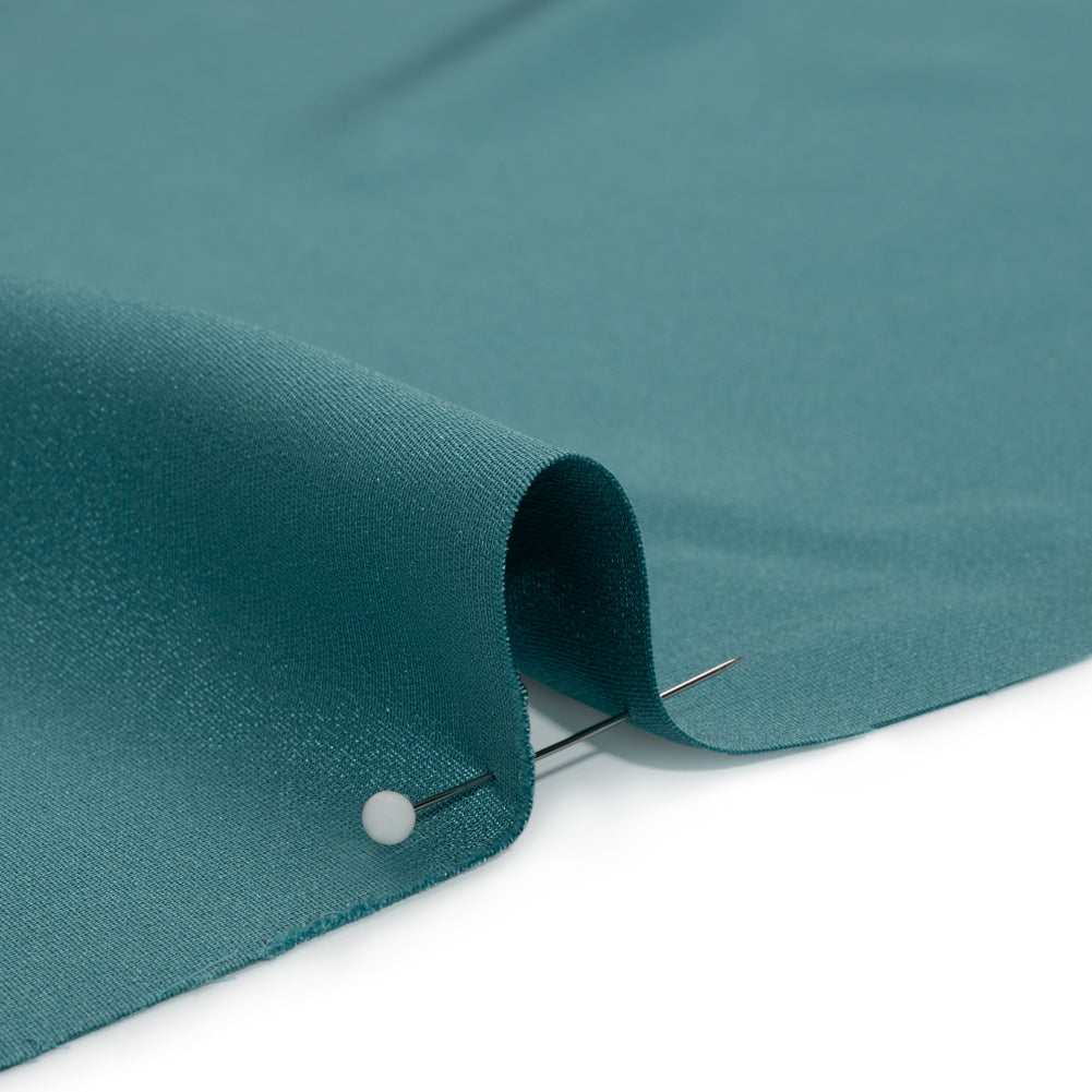 Silk 4-Ply Crepe 44" - Colonial Blue - Premium Collection