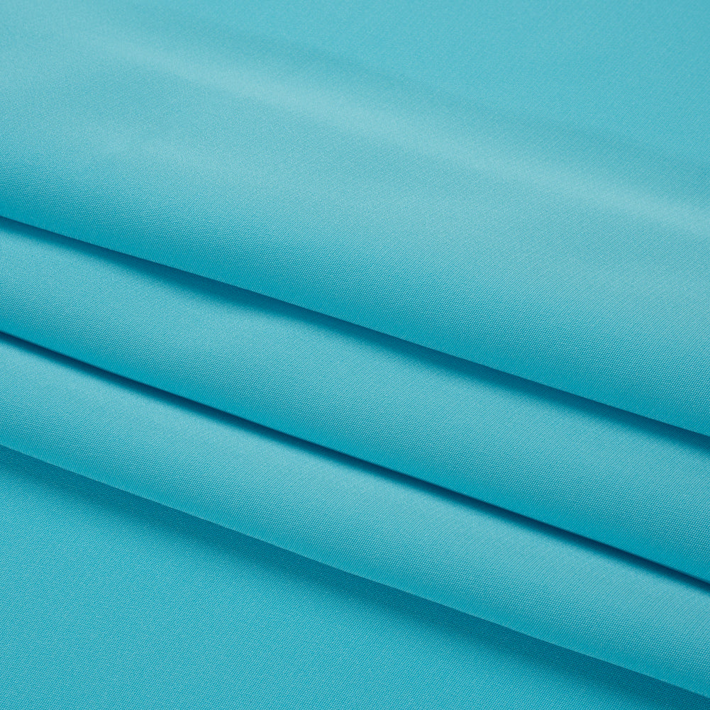 Silk 4-Ply Crepe 44" - Angel Blue - Premium Collection Folded