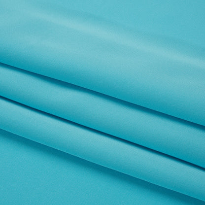 Silk 4-Ply Crepe 44" - Angel Blue - Premium Collection Folded