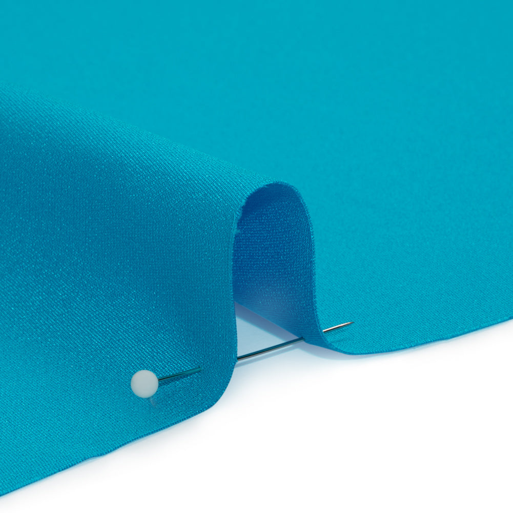 Silk 4-Ply Crepe 44" - Horizon Blue - Premium Collection - Detail - Image 4 of 7