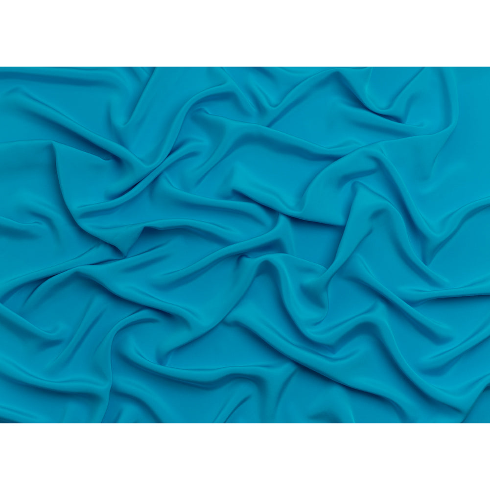 Silk 4-Ply Crepe 44" - Horizon Blue - Premium Collection - Full