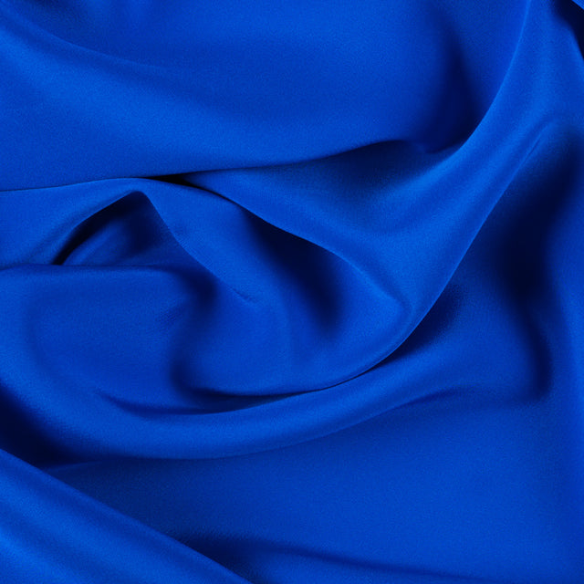Silk 4-Ply Crepe 44" - Princess Blue - Premium Collection
