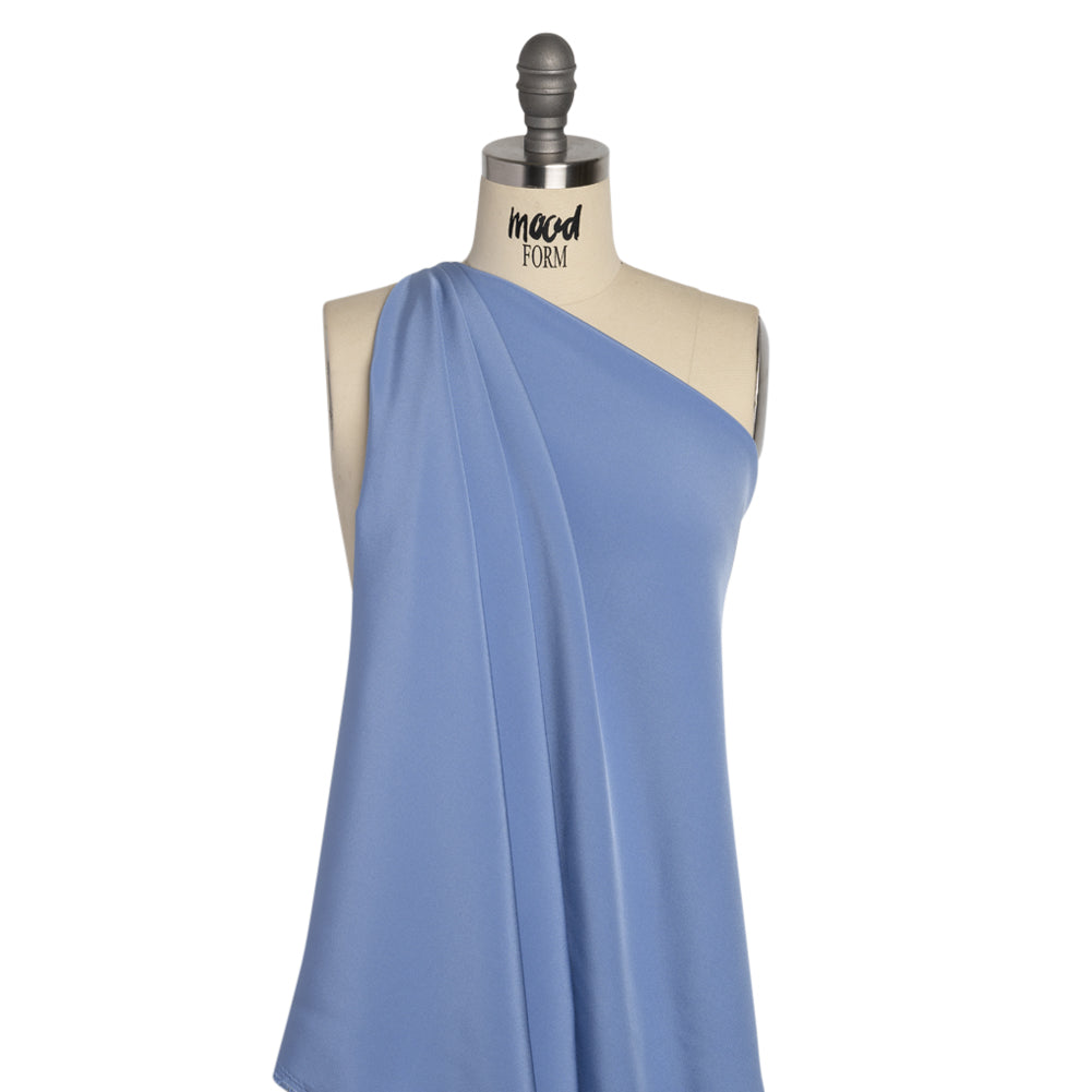 Silk 4-Ply Crepe 44" - Regatta Blue - Premium Collection - Drape