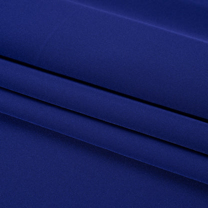 Silk 4-Ply Crepe 44" - Mazarine Blue - Premium Collection